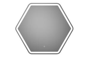 Trini 785x693mm Hexagonal LED Mirror